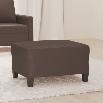 vidaXL Табуретка, кафява, 70x55x41 см, изкуствена кожа (349357)