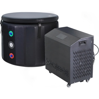 MXM Комплект вана за закаляване 250 л с охлаждаща и нагряваща единица QG-RC25 - WiFi, UV и озонова стерилизация