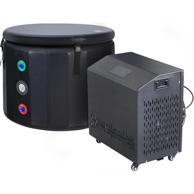 MXM Комплект вана за закаляване 250 л с охлаждаща и нагряваща единица QG-RC25 - WiFi, UV и озонова стерилизация