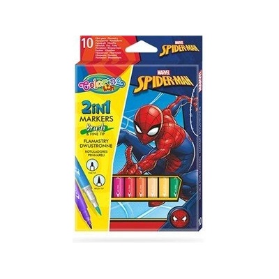 Colorino - Marvel Spider-Man Двувърхи маркери 10 цвята