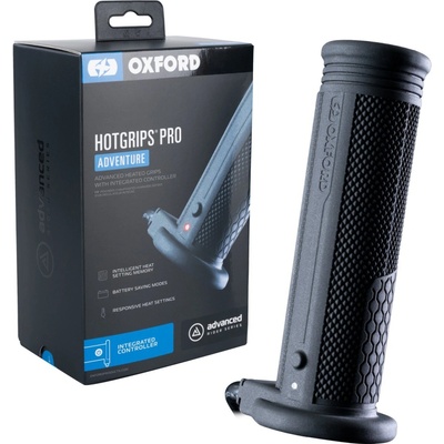 Gripy vyhřívané HOTGRIPS PRO ADVENTURE, OXFORD (s integrovaným ovládáním v rámci gripu)