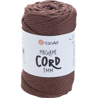 YARNART Macrame Cord 3 mm 85 m 769 Brown юта (Macrame Cord 3 mm 769)