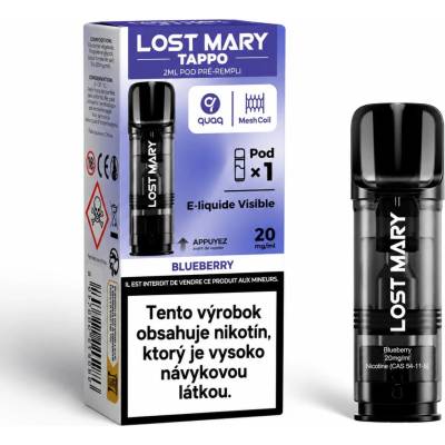 Lost Mary Tappo Blueberry POD náplň 2 ml 20 mg