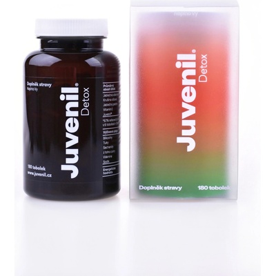 Juvenil Detox detoxikace a vyvážený mikrobiom 180 tobolek – Zboží Mobilmania