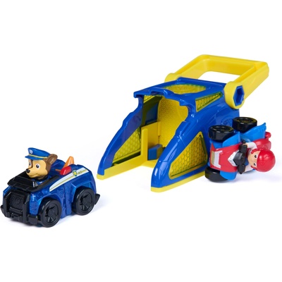 Spin Master Игрален комплект Spin Master Paw Patrol - Изстрелвачката на Чейс, с 2 колички (6074781)