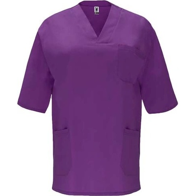 Panacea unisexový pracovný top s krátkym rukávom a gramážou 160 g/m2 - Hroznová, 2XL
