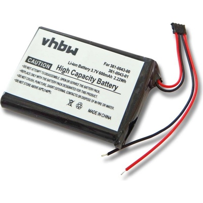 VHBW Batéria pre Garmin Edge 200 / 205 / 500 / 520, 600 mAh - neoriginálne