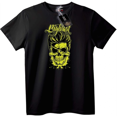 NOONEBRAND Тениска BigBlast Череп - 2XL, Black