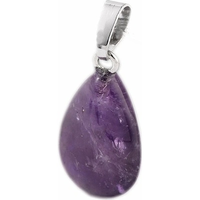 Nefertitis Ametyst přívěsek ve tvaru kapky NF6087
