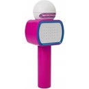 LEAN TOYS Detský mikrofón bezdrôtový karaoke Bluetooth ružový