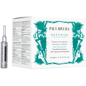 Paul Rivera Depurize Терапия против пърхот за мазна коса, 12 x 8 ml