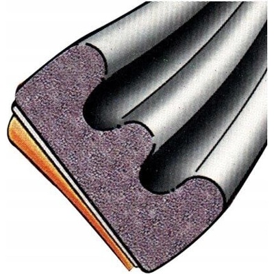 EPDM okenné tesnenie K 9x4mm biele (6m) TRELLEBORG