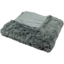 Universal design Luxusná deka s dlhým vlasom tmavo šedá 150x200