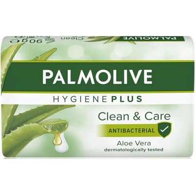 Palmolive Hygiene Plus Clean & Care Aloe Vera tuhé mydlo 90 g