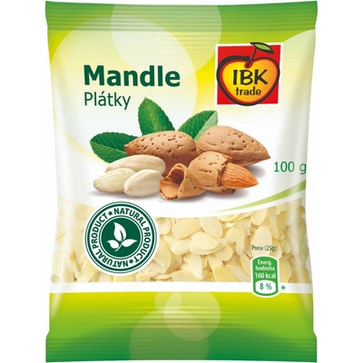 IBK Trade Mandle plátky 100 g
