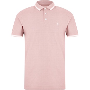 Image 1 of Original Penguin Мъжка блуза с яка Original Penguin OP Tipped Polo Shirt Mens - Pink