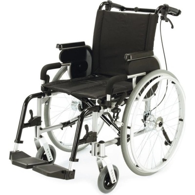 PRIMEO PLUS—S Invalidní vozík odlehčený brzdami pro doprovod, šířka sedu 45 cm