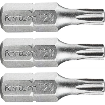 FORTUM-KITO hrot TORX, sada 3ks, T 20 x 25mm, S2 4741420