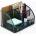 Office Products Настолен органайзер мрежа заоблен черен
