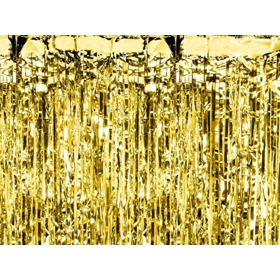 Zlatý party závěs 100 x 200 cm – Zboží Dáma