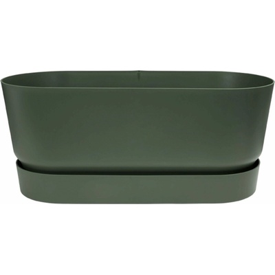 elho Kvetináč greenville 80 cm s kolieskami - leaf green