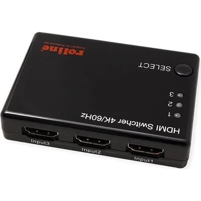 Roline Switch HDMI 3x - 1xMon, 4K/60Hz (14.01.3575)