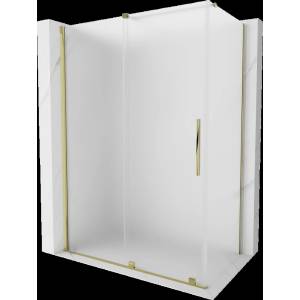 Mexen Velar плъзгаща се душ кабина 150 x 75 см, мат, златна - 871-150-075-31-50 (871-150-075-31-50)