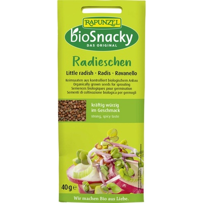 Rapunzel Semená na klíčenie reďkovky bioSnacky 40 g