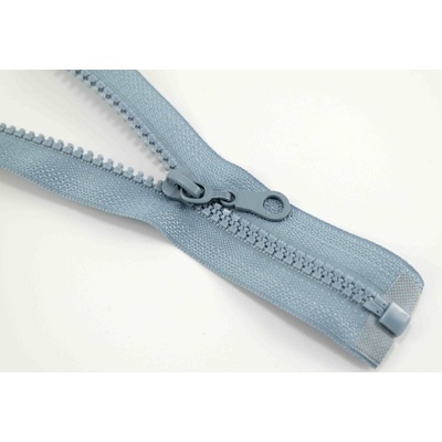 Deliteľný kostený zips - dĺžka (30 - 95 cm) - rôzne farby 75 cm svetlo šedá