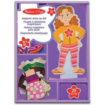 Melissa & Doug - Магнитна кукла за обличане - Маги Лий (13552)