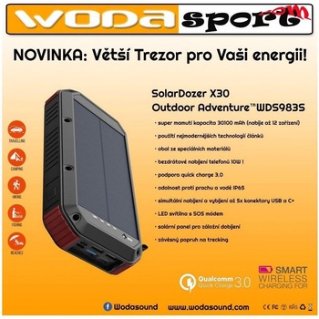 Wodasport SolarDozer Outdoor Adventure 30100 mAh 7v1 X30