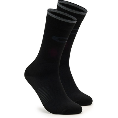 Oakley Мъжки чорапи за колоездене Oakley Cadence Socks 2.0 Cycling socks - Pitch Black - размер 35-38 (EU) (207-1221-0111)
