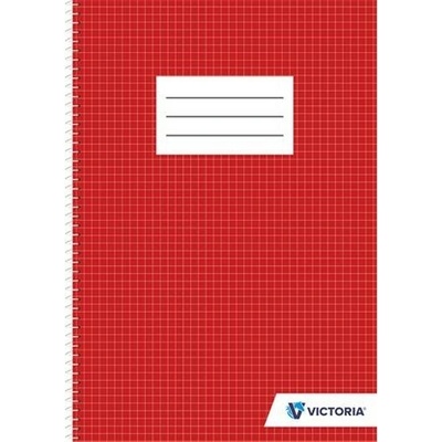 Victoria Paper Špirálový zošit A4 štvorčekový