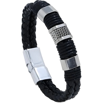 HARAHU Гривна ke-34297 - Черна / Сребърна kp34297 (ke-34297)