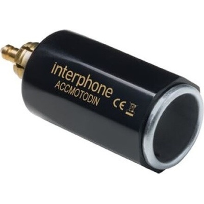 DIN adaptér Interphone z malé motocyklové zásuvky na automobilovou, slim provedení