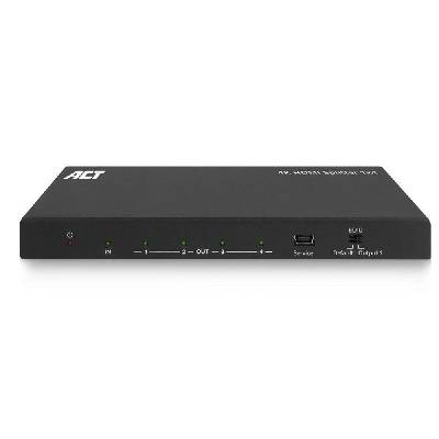 HDMI сплитер ACT AC7832, от 1x HDMI(ж) към 4x HDMI(ж), до 4К(3840x2160@50Hz) резолюция (AC7832)