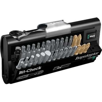 Sada bitů ráčny a držáku Wera 073640 Bit-Check 30 Zyklop Mini 1 31 ks
