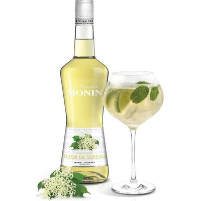 Monin La Liqueur Elderflower 20% 0,7 l (holá láhev)