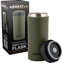 Kombat vojenská izolovaná fľaša nerez 330 ml zelená