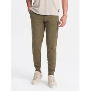 Ombre Clothing Мъжки памучен спортен панталон BASIC Ombre Clothing Ombre Clothing | Zelen | МЪЖЕ | 30/32