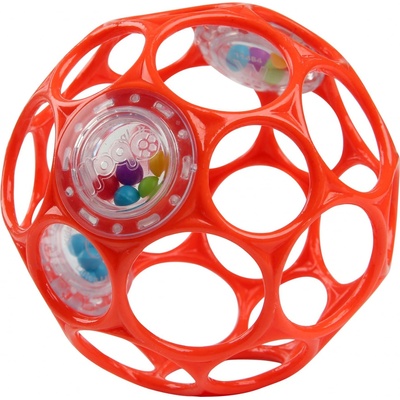 Bright Starts OBALL RATTLE 10cm oranžová – Zboží Dáma