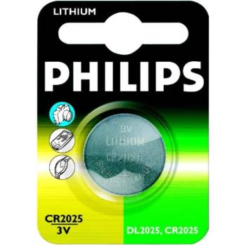 Philips литиева батерия тип копче 3.0V, 1-blister (20.0 x 2.5) (CR2025/01B)