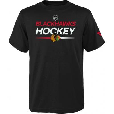 Outerstuff dětské tričko Chicago Blackhawks Apro Wordmark Ss Ctn Tee