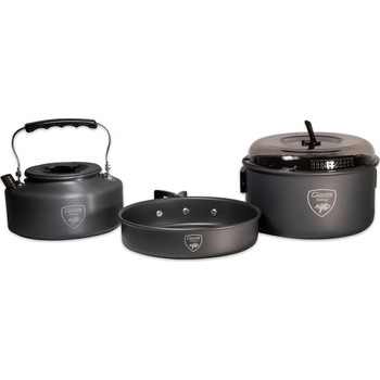 Giants Fishing sada riadov s kanvičkou 3 Piece Pan Kettle Set