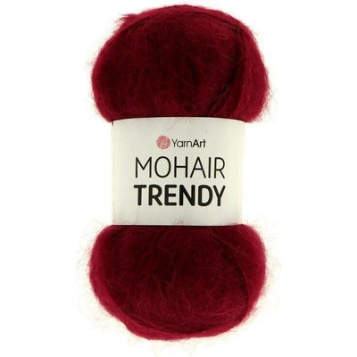 YarnArt Mohair Trendy 109 burgundy