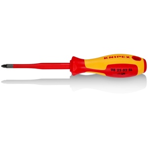 KNIPEX Отвертка PZ 2 Slim, VDE 1000V жълто-червена ръкохватка 212мм, Knipex (K982502SL) - yavor-m