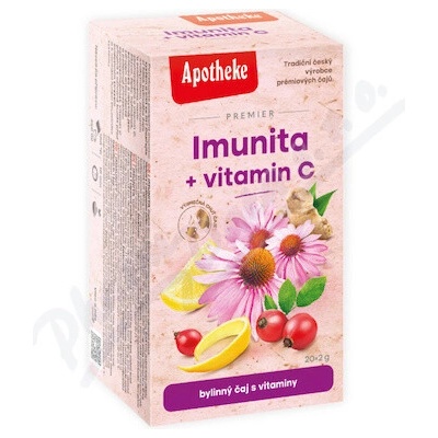 Apotheke Premier Imunita + vitamin C čaj 20 x 2 g