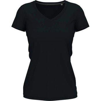 Stedman stretch-t v-neck st9710 / Дамска еластична тениска с v-образно деколте - тъмносиня s (st9710blms)