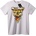NOONEBRAND Тениска Пица Чудовище - 4XL, White