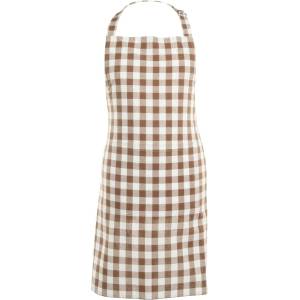 Tiseco Home Studio Памучена престилка Gingham - Tiseco Home Studio (9686COGNAC)